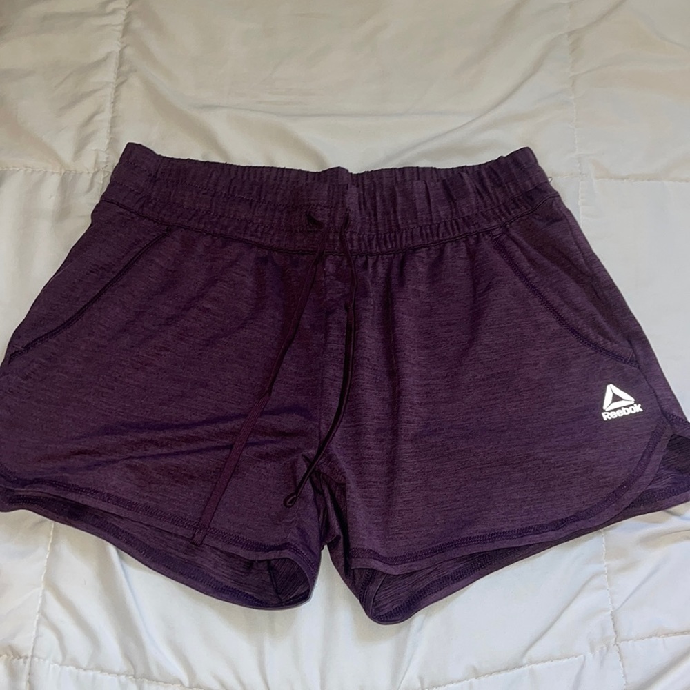 Purple Reebok Athletic Shorts
